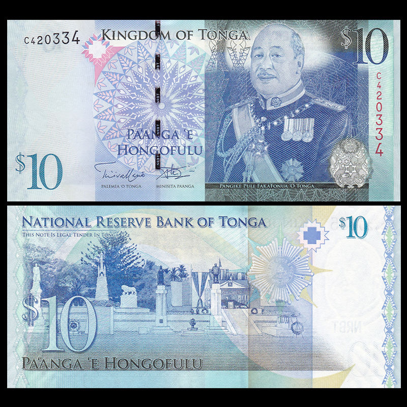10 pa'anga Tonga 2008