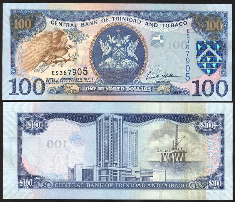 100 dollars Trinidad & Tobago 2006