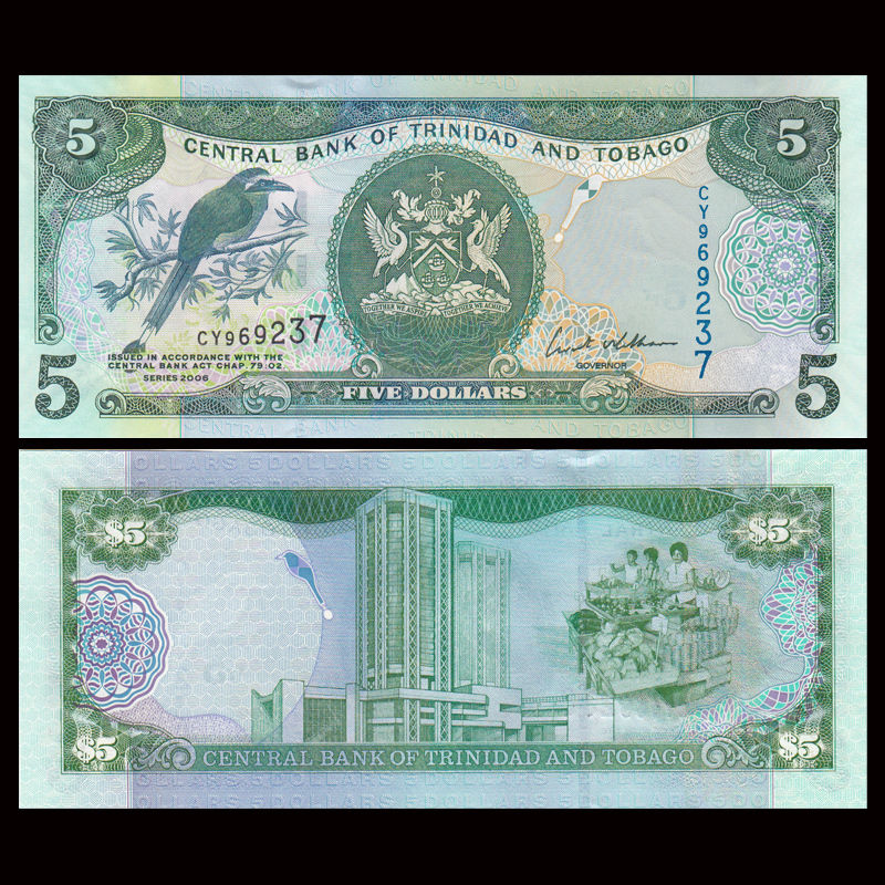 5 dollars Trinidad & Tobago 2006