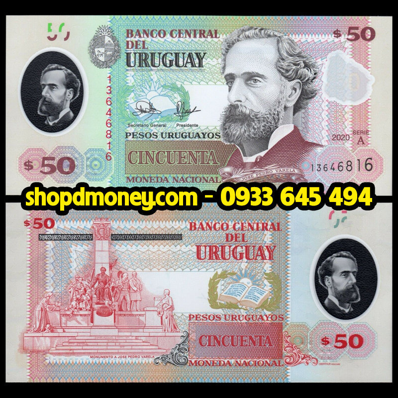 50 pesos Uruguay 2020