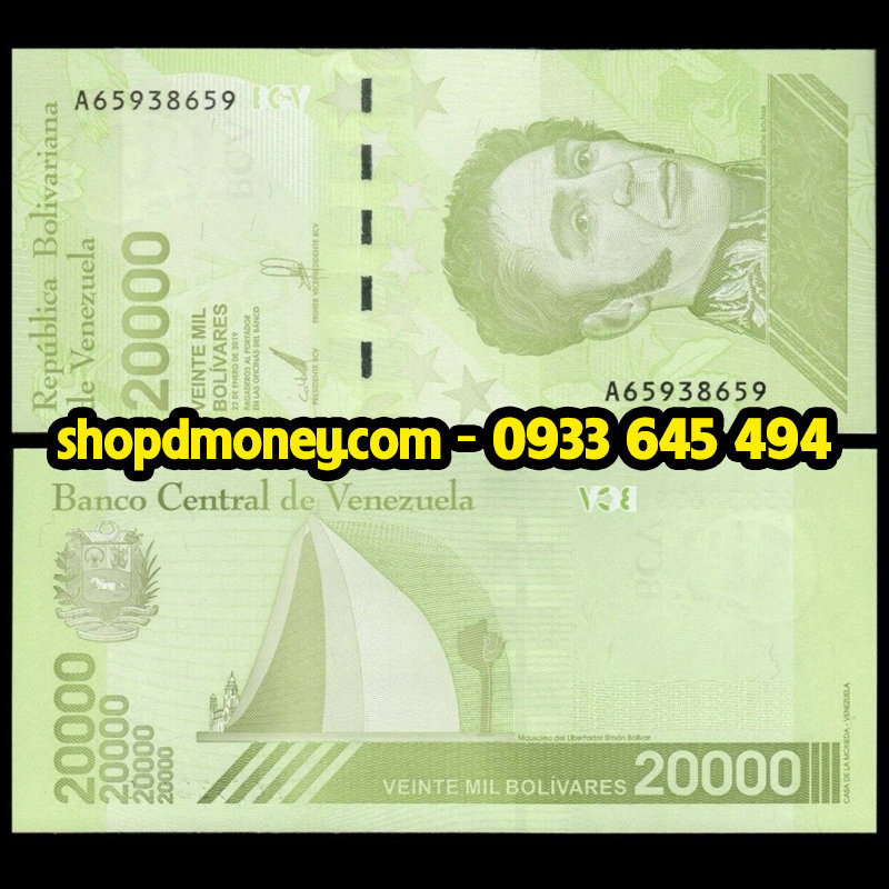 20000 bolivares Venezuela 2019