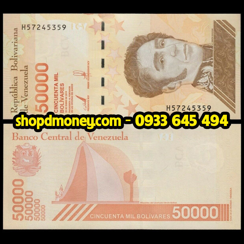 50000 bolivares Venezuela 2019