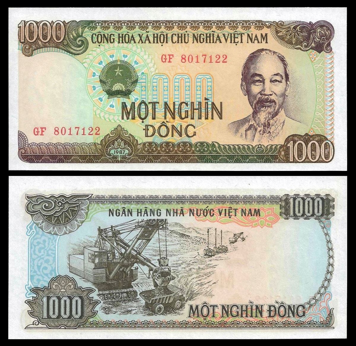 1000 đồng Việt Nam 1987