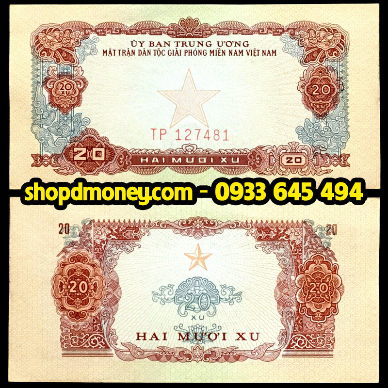 20 xu Ủy Ban Mặt Trận 1963