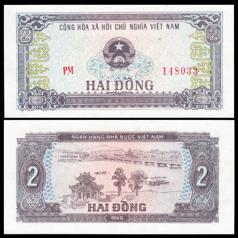 2 đồng Việt Nam 1980