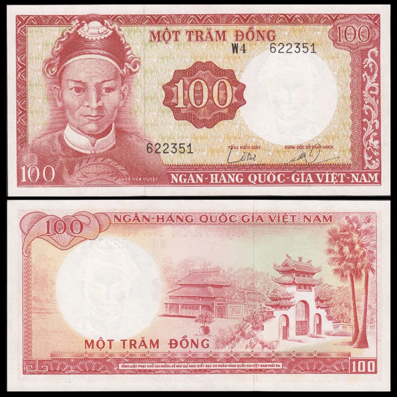 100 đồng VNCH 1966