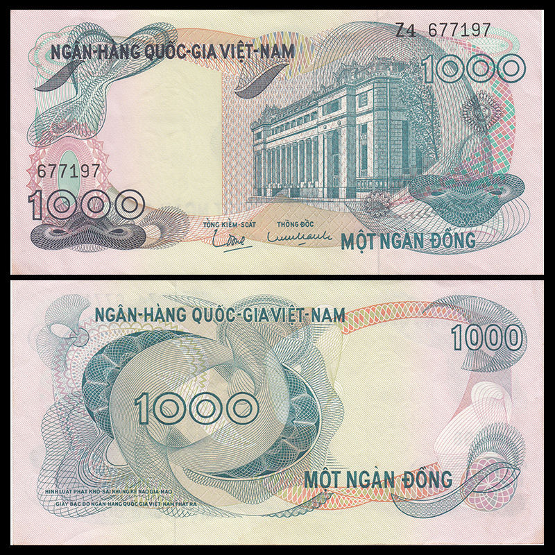 1000 đồng VNCH 1969
