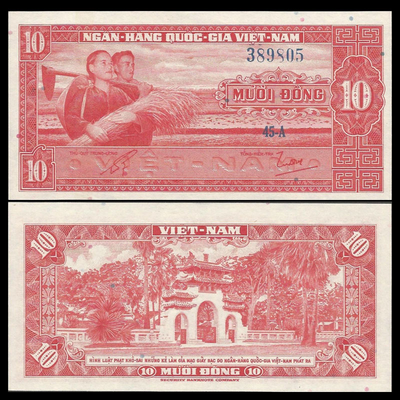 10 đồng VNCH 1962