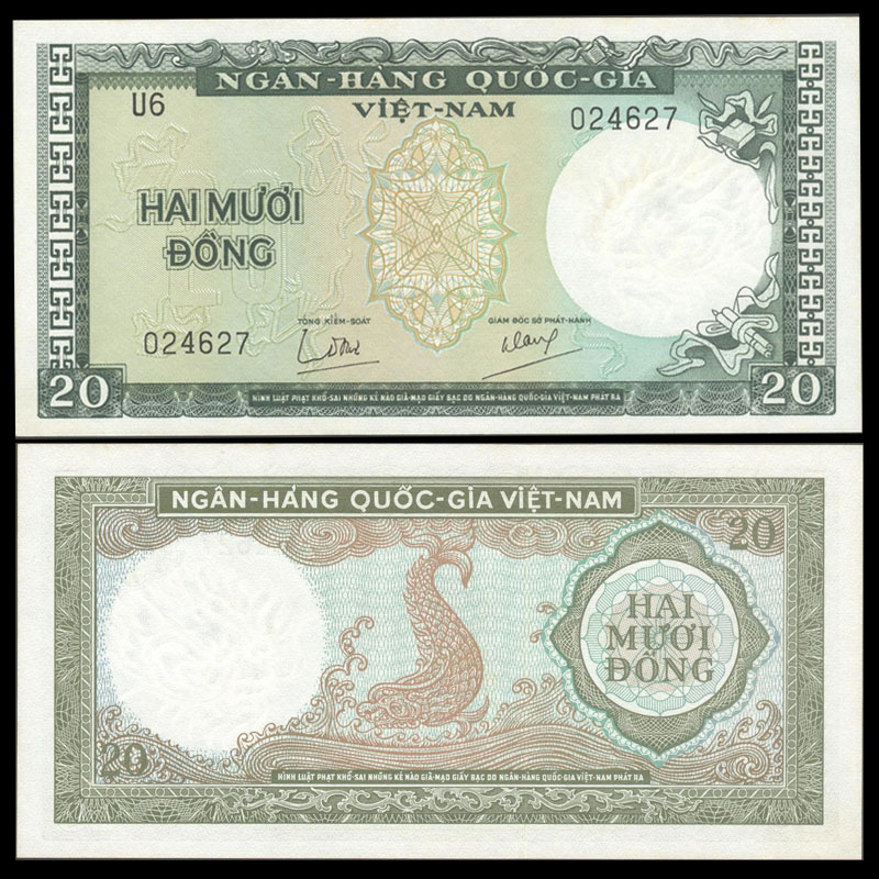 20 đồng VNCH 1964