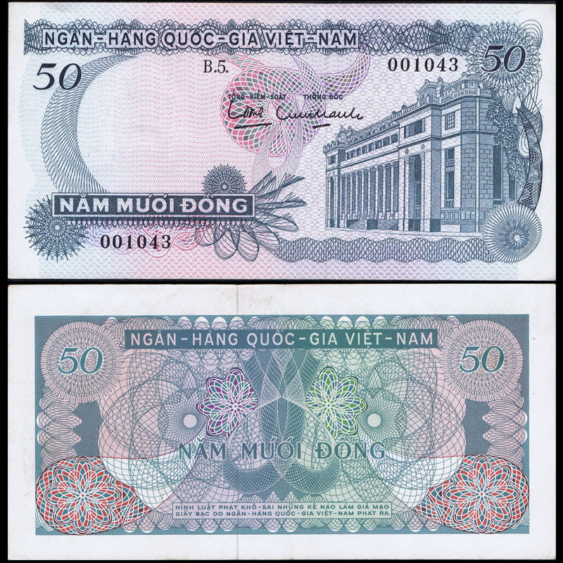 50 đồng VNCH 1969