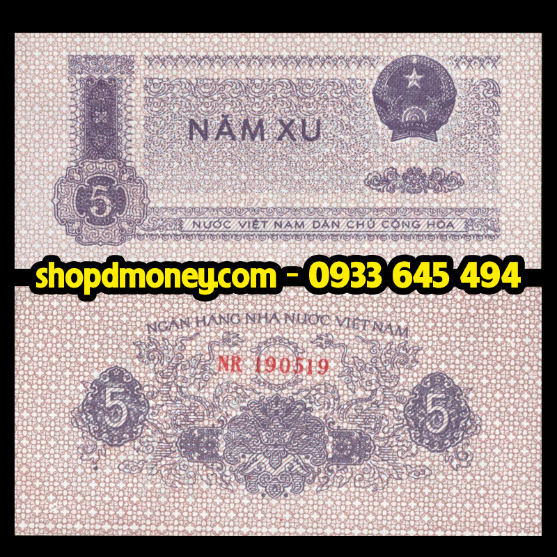 5 xu Việt Nam Dân Chủ Cộng Hòa 1975