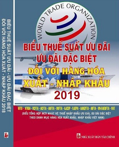 Sách Biểu Thuế Xuất Khẩu, Nhập Khẩu Tổng Hợp Năm 2019