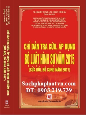 Sách chỉ dẫn tra cứu áp dụng bộ luật hình sự năm 2015