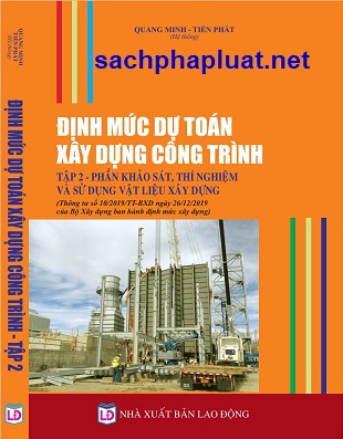 Bộ Định Mức Dự Toán Xây Dựng Công Trình Năm 2020