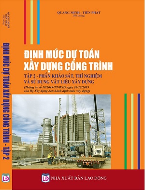 SÁCH ĐỊNH MỨC DỰ TOÁN XÂY DỰNG CÔNG TRÌNH NĂM 2020