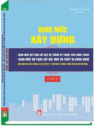 Sách Định Mức Dự Toán Xây Dựng Năm 2021