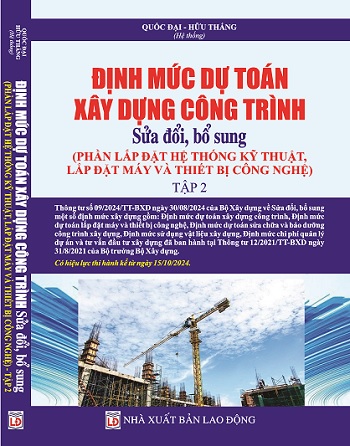 Sách Định Mức Dự Toán Xây Dựng Công Trình 2024