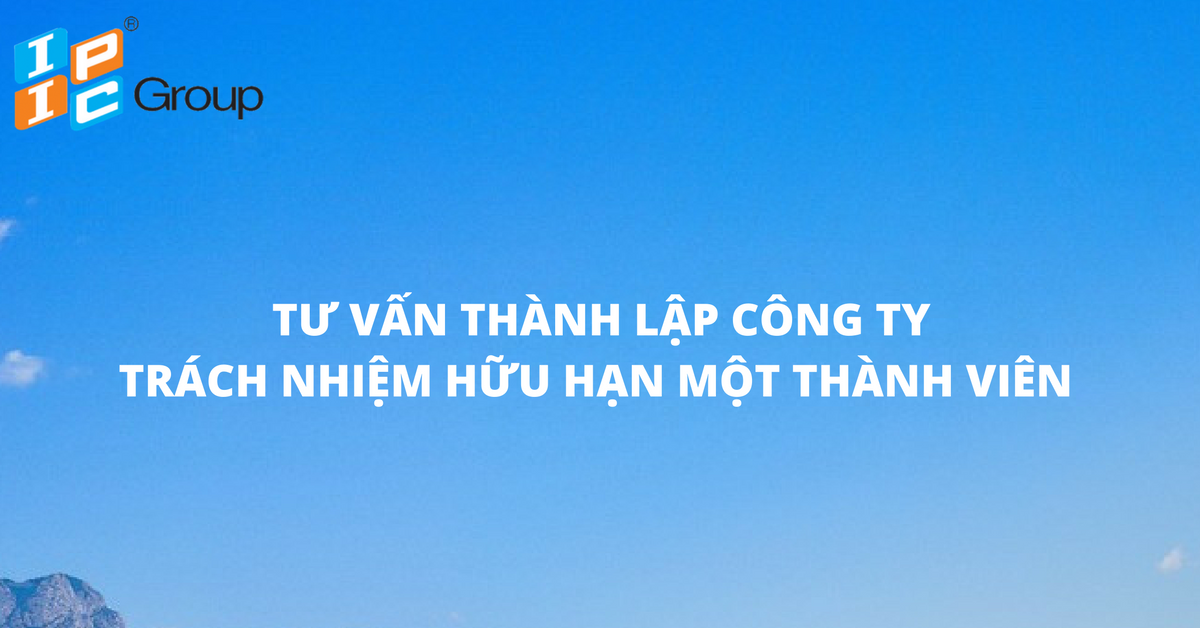 Dịch vụ tư vấn thành lập công ty trách nhiệm hữu hạn một thành viên.