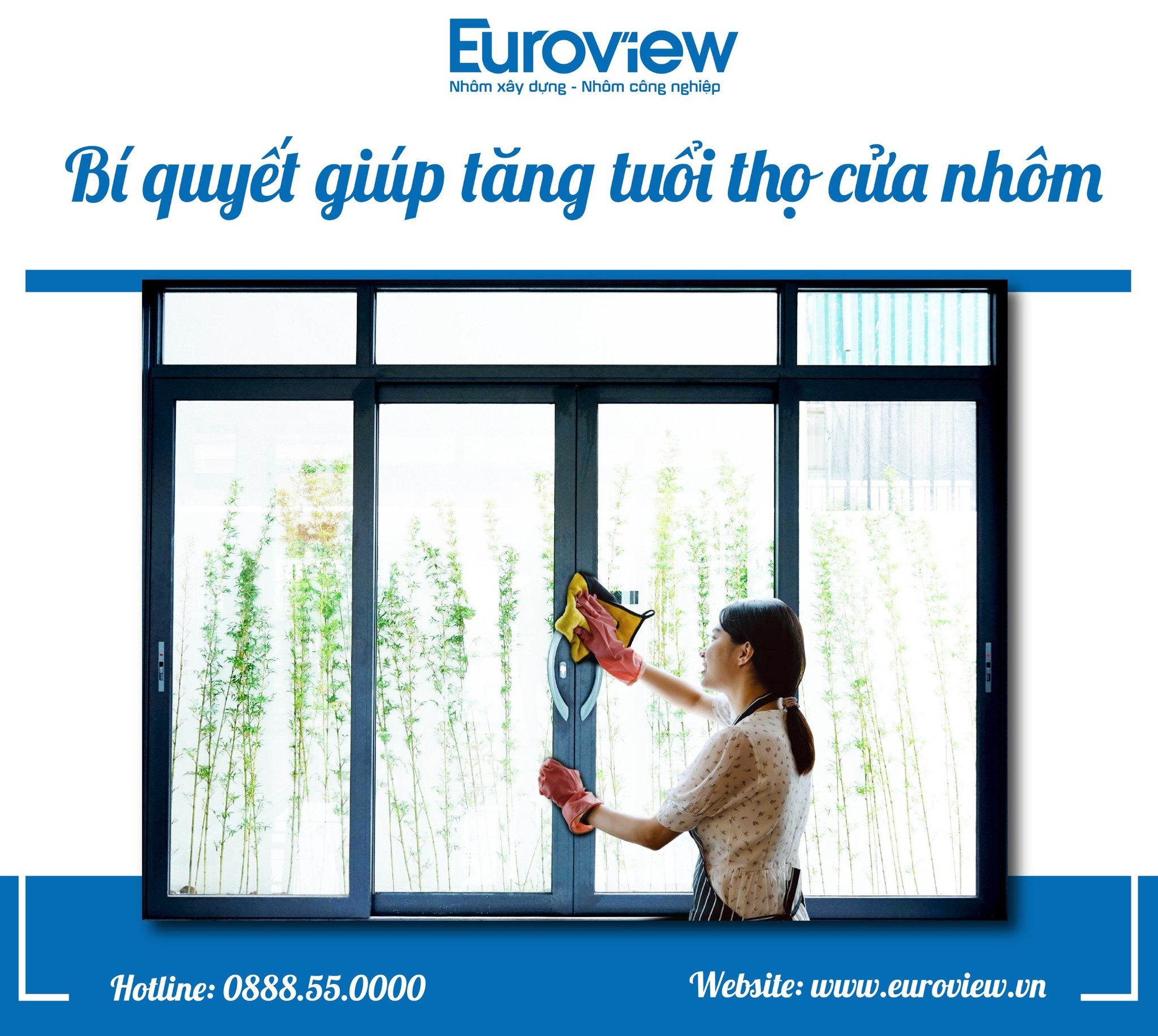 BÍ QUYẾT GIÚP TĂNG TUỔI THỌ CỬA NHÔM