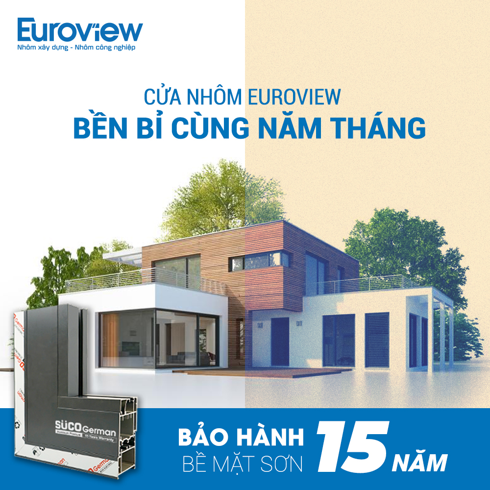 5 lý do nên lựa chọn cửa nhôm Euroview