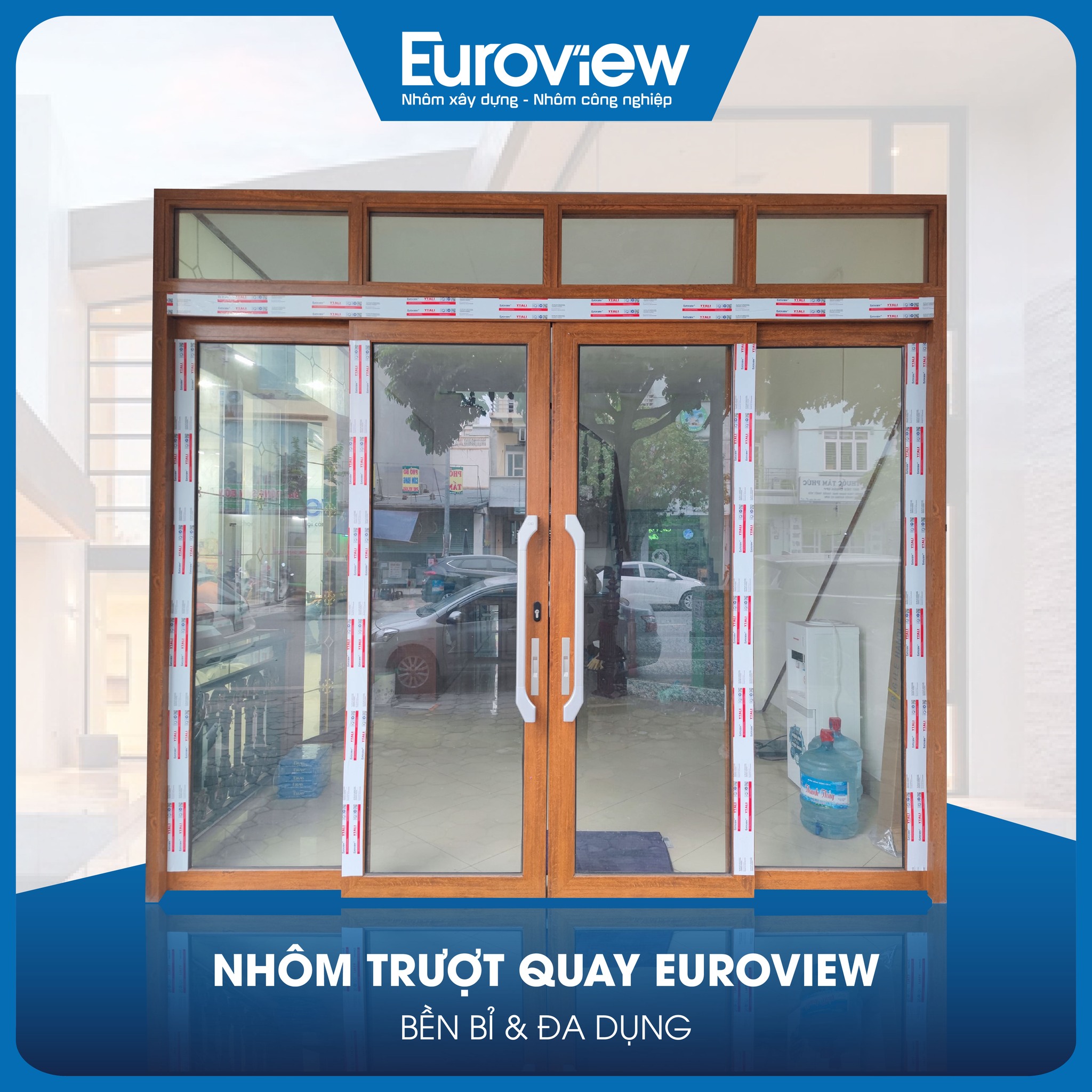 Nhôm trượt quay euroview