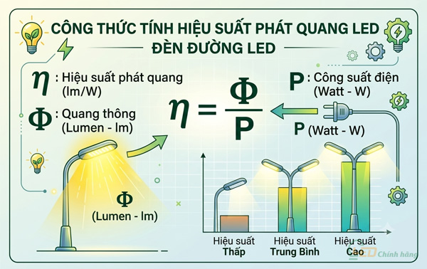 Sự thật về hiệu suất phát quang: Đèn đường LED 100W giá rẻ có thực sự sáng?