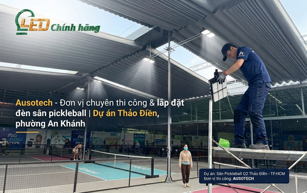 Hướng dẫn cải tạo hệ thống đèn sân Pickleball xuống cấp