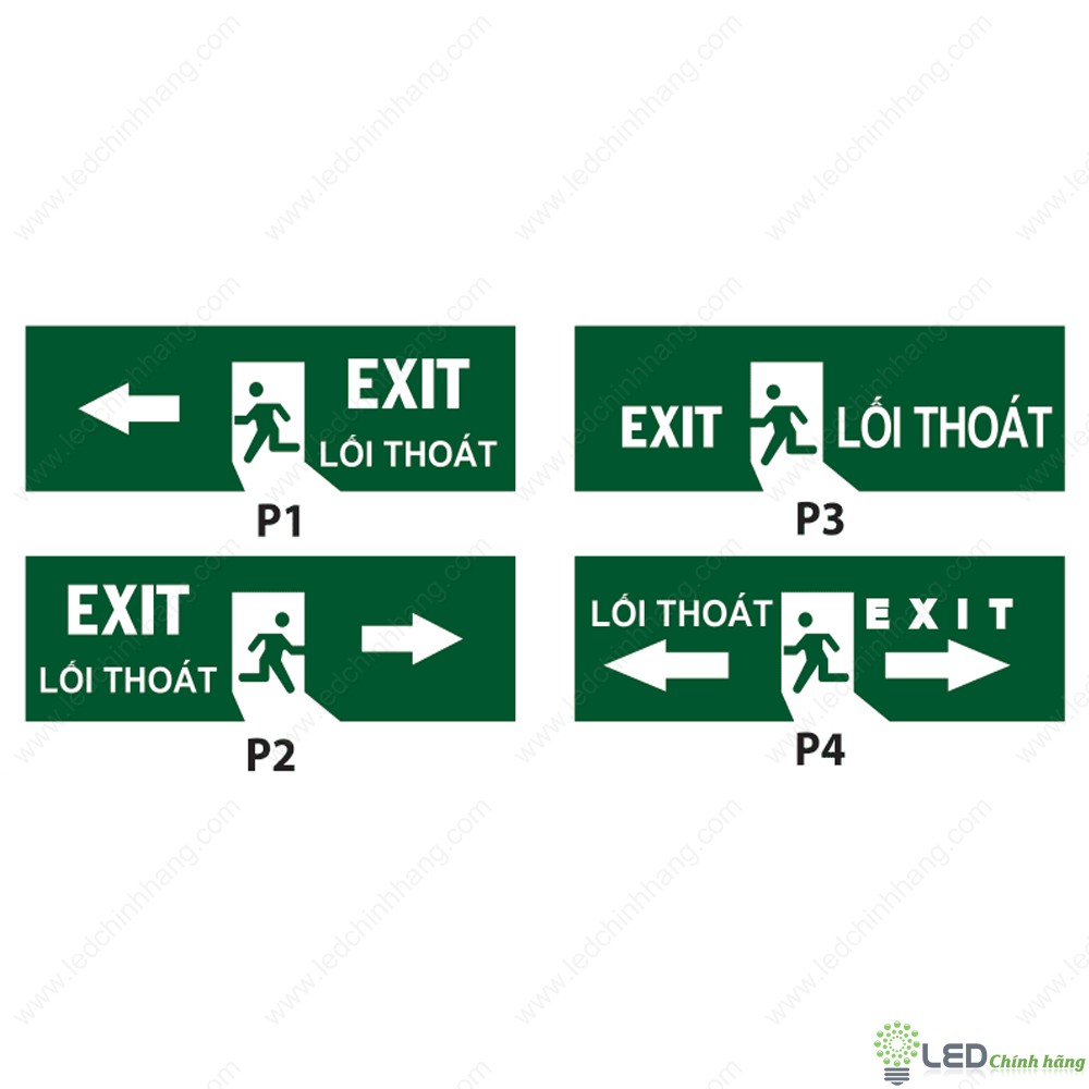 Đèn EXIT thoát hiểm treo trần Paragon PEXF23SC