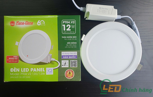 Đèn LED Âm Trần Rạng Đông 12W PT04.V2 135/12W