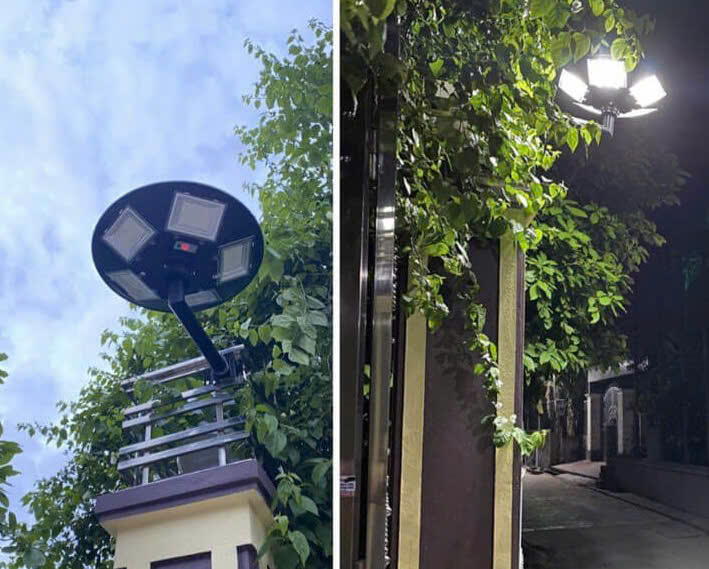 Đèn Năng Lượng Mặt Trời Đĩa Bay UFO-500W Jindian