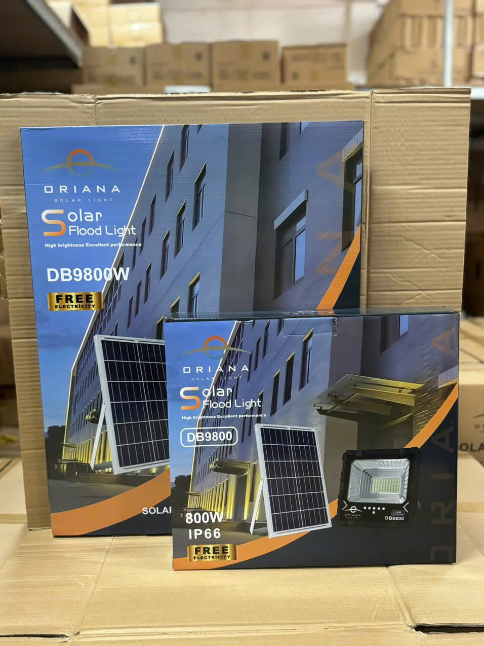 Đèn Pha Năng Lượng Mặt Trời 800W Oriana DB-9800