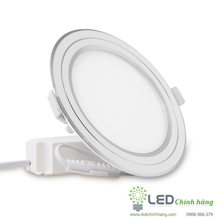 Đèn LED Panel Tròn 9W Đổi Màu Rạng Đông (Có Viền)