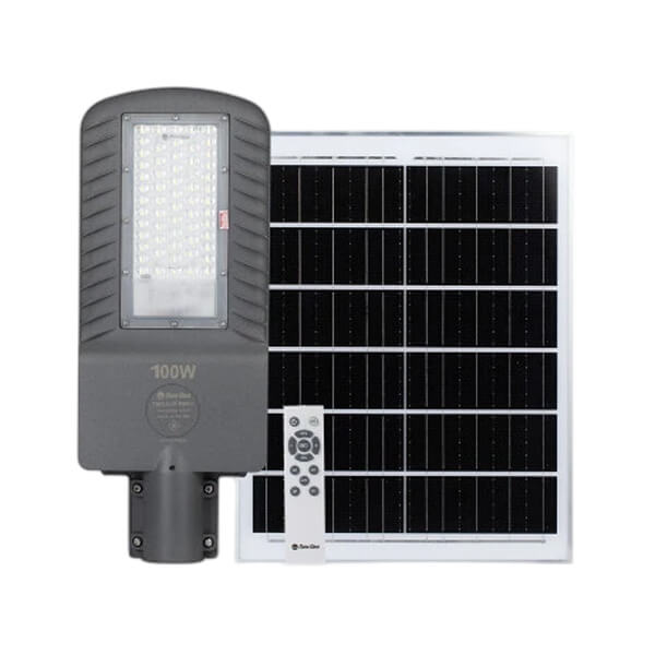 Đèn Đường Năng Lượng Mặt Trời Rạng Đông 100W CSD05.SL.RF Chính Hãng