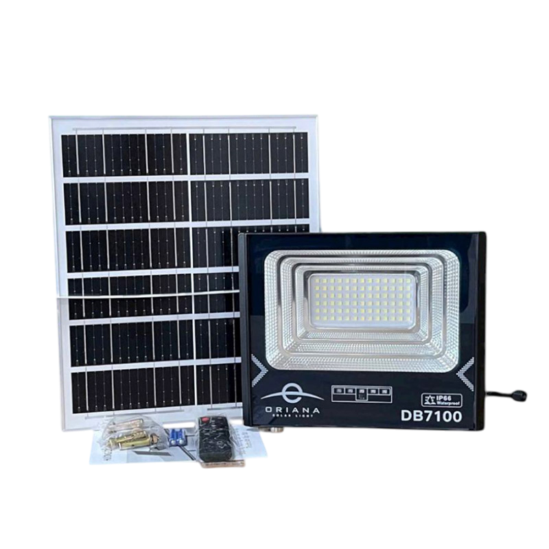 Đèn pha Năng lượng mặt trời Oriana 100W DB-7100
