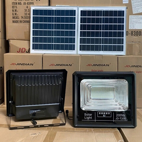 Đèn Pha Năng Lượng Mặt Trời 200W Jindian JD-T200