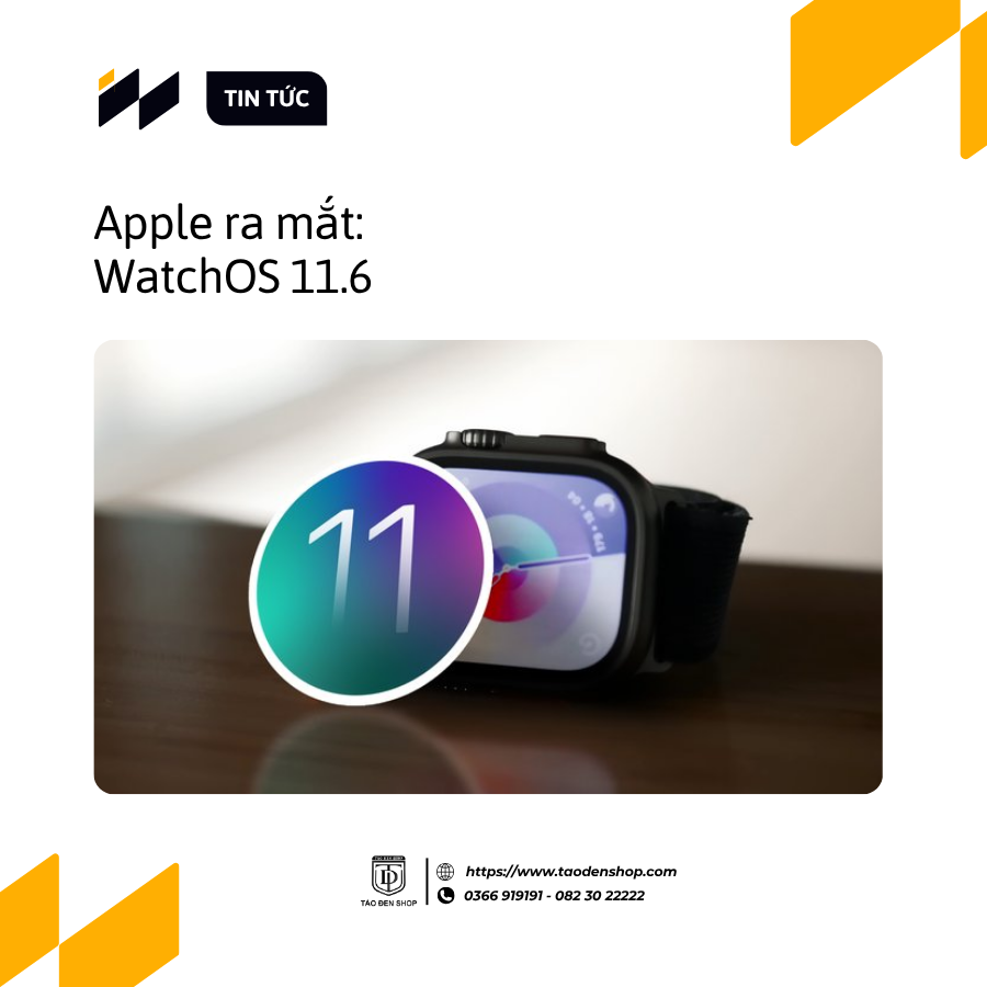 Apple phát hành watchOS 11.6