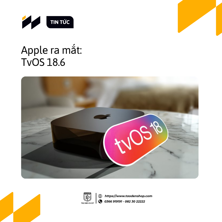 Apple phát hành tvOS 18.6