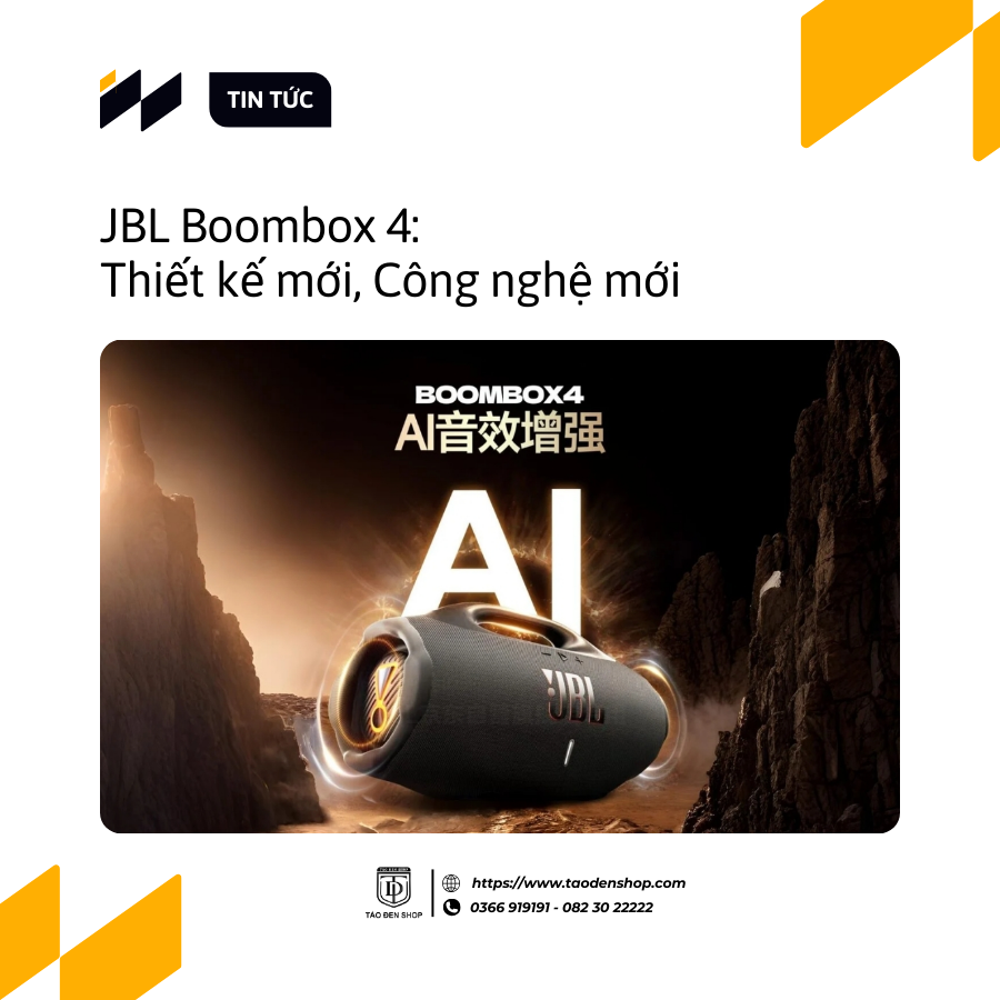JBL Boombox 4 Trình làng: Vô vàn nâng cấp giá trị