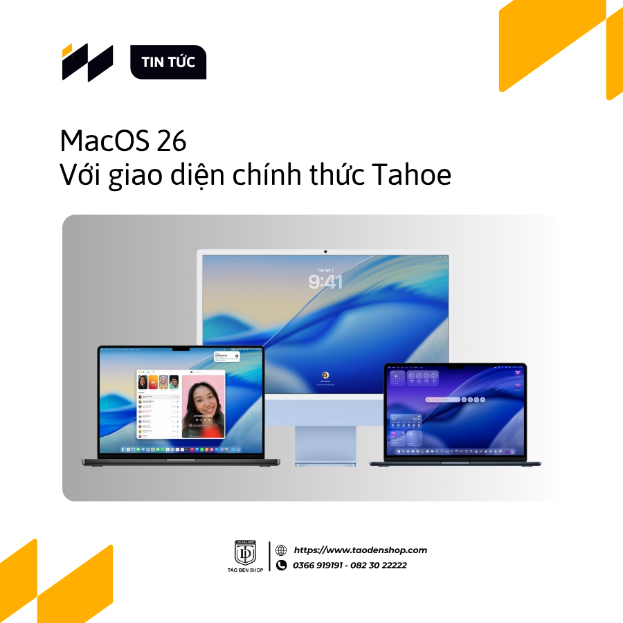 MacOS Tahoe ra mắt. Ngoại hình giống Liquid Glass