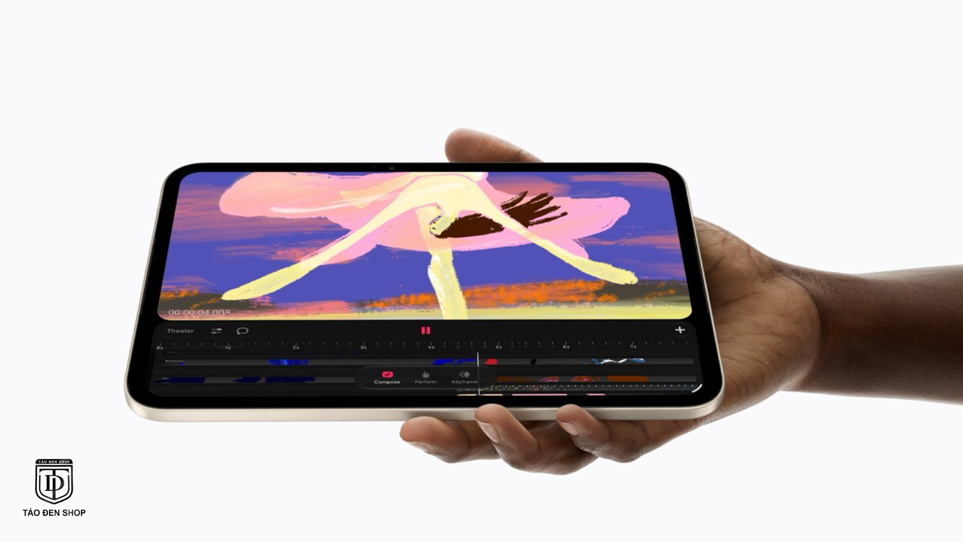 Màn hình OLED Super Retina XDR 8.5 inch trên iPad mini A20 Pro