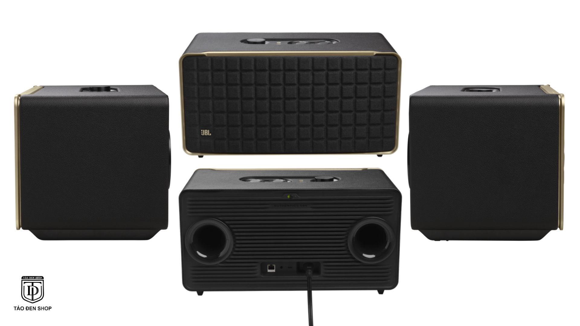 Thiết kế chi tiết mặt trên của JBL Authentics 500