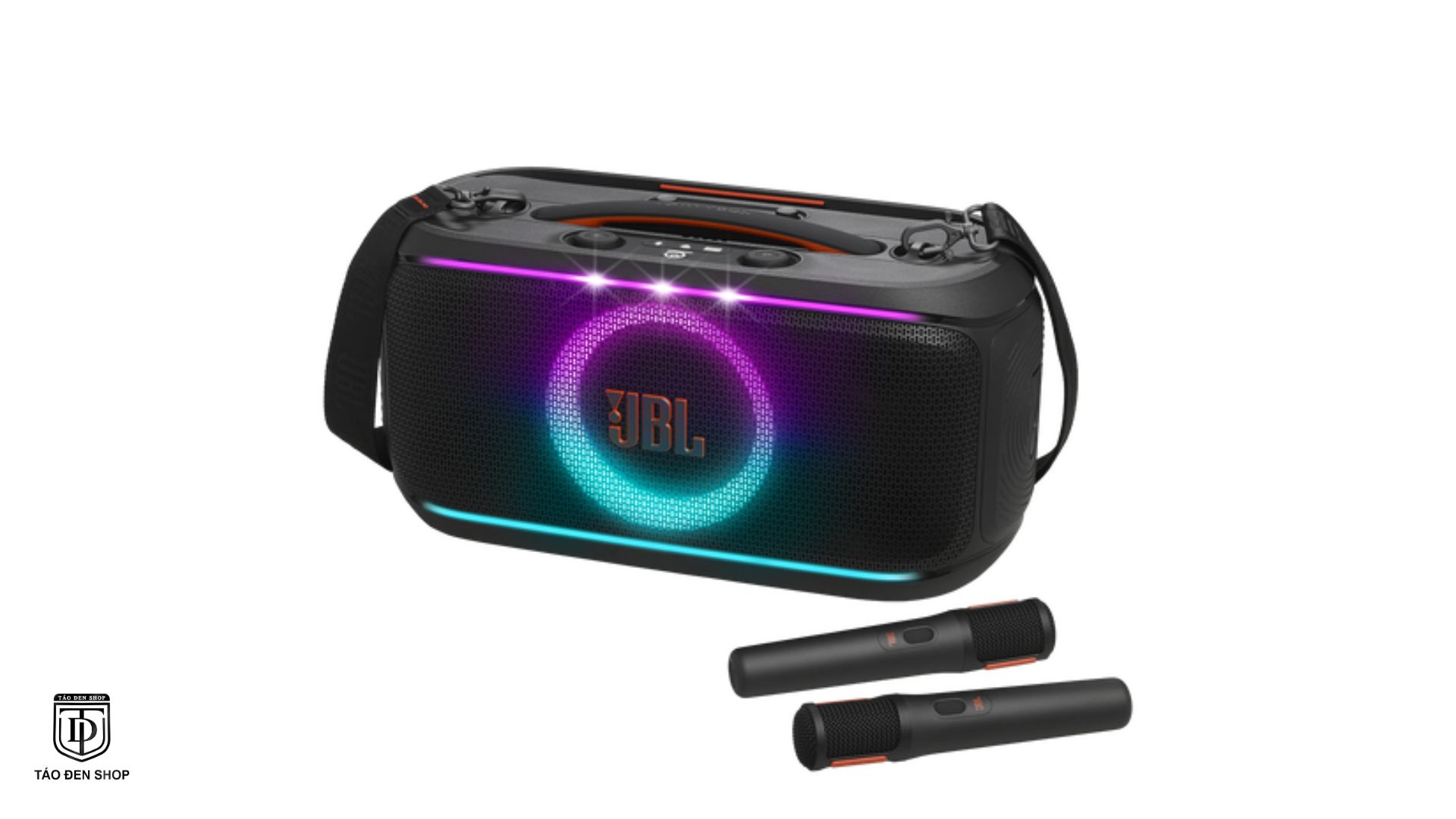 Loa JBL PartyBox On-The-Go 2 chính hãng tại Táo Đen Shop
