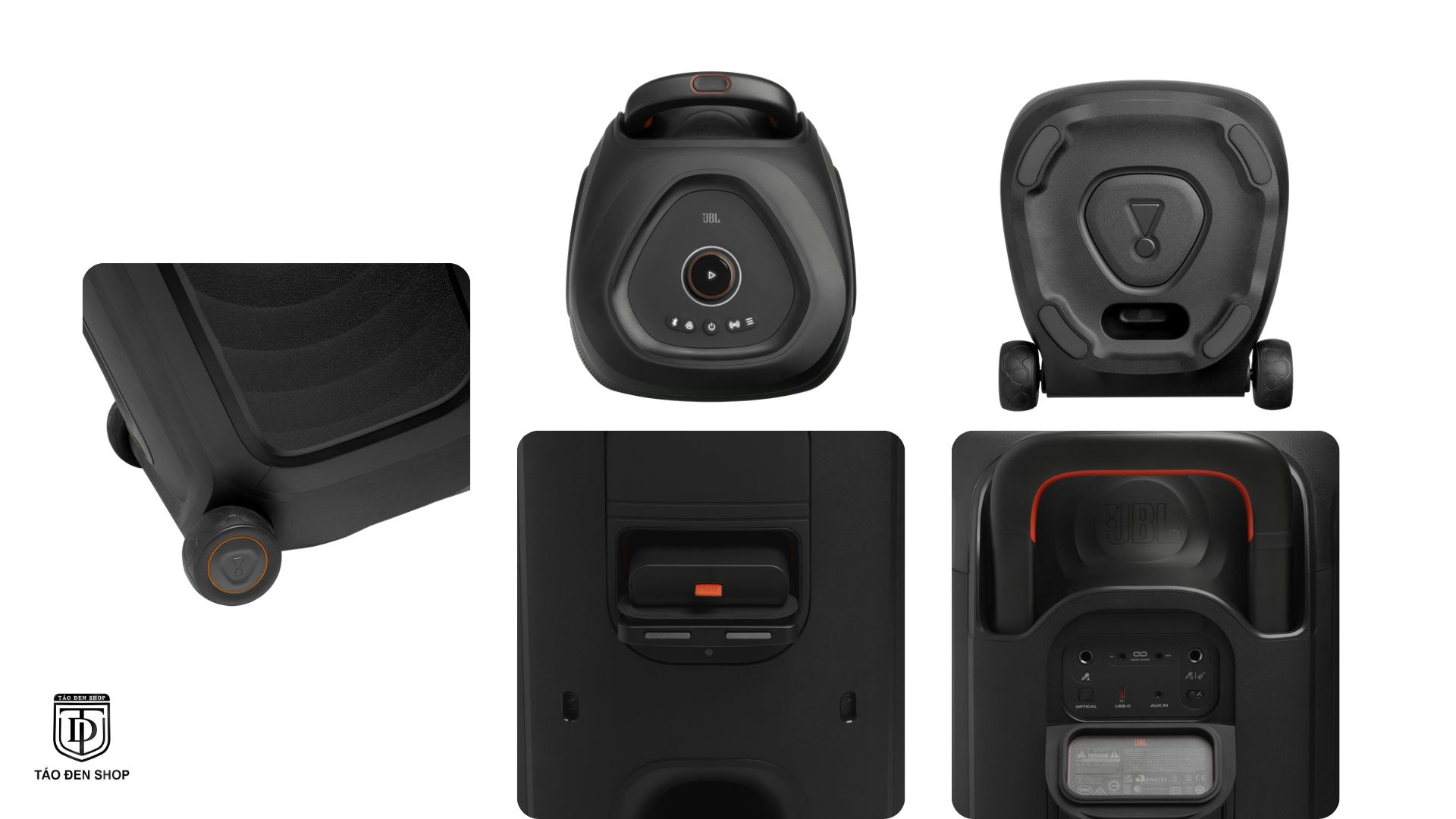 Cổng kết nối chuyên nghiệp trên JBL PartyBox 330