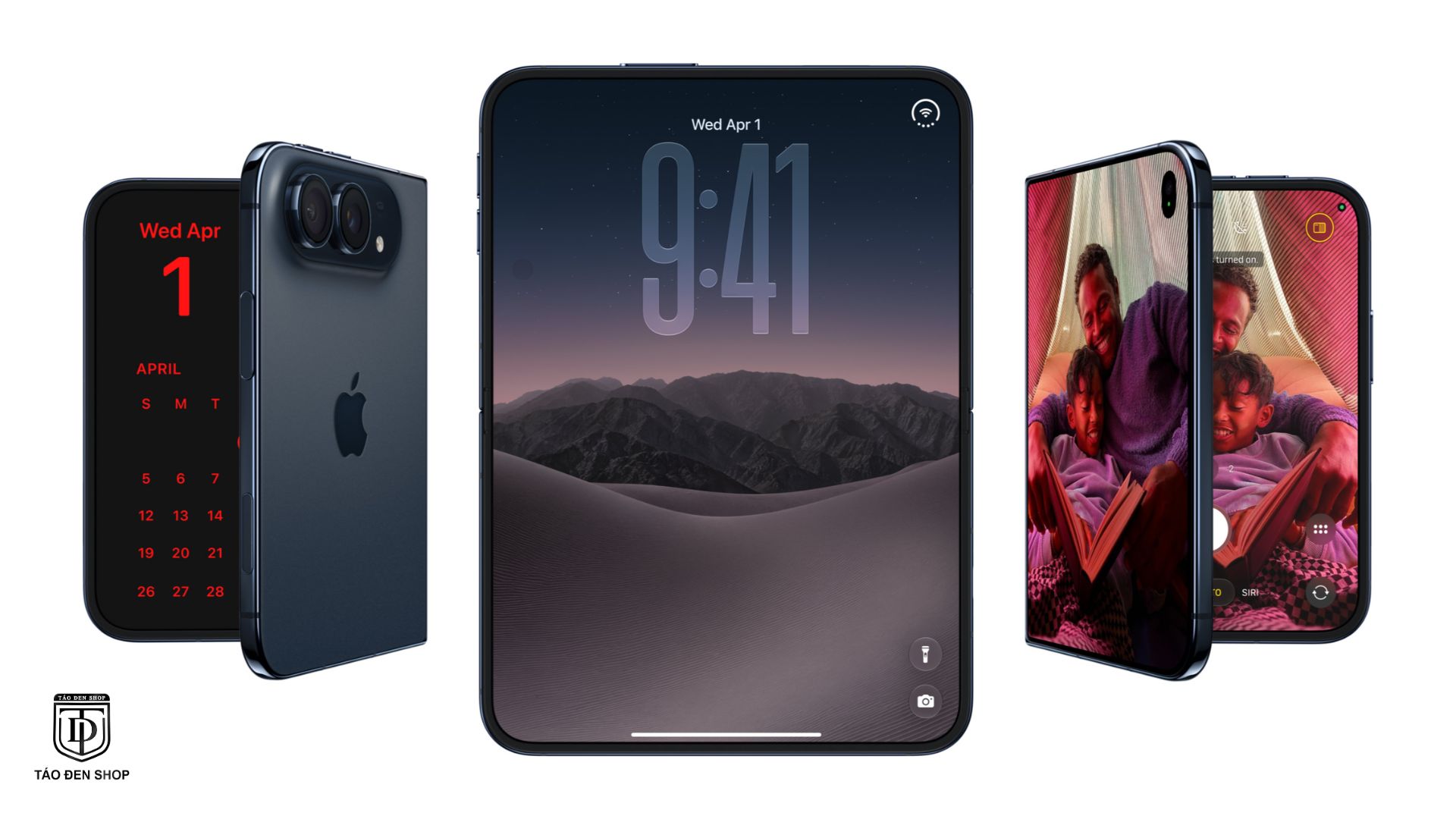 Thiết kế iPhone Duo màn hình gập 7,6 inch