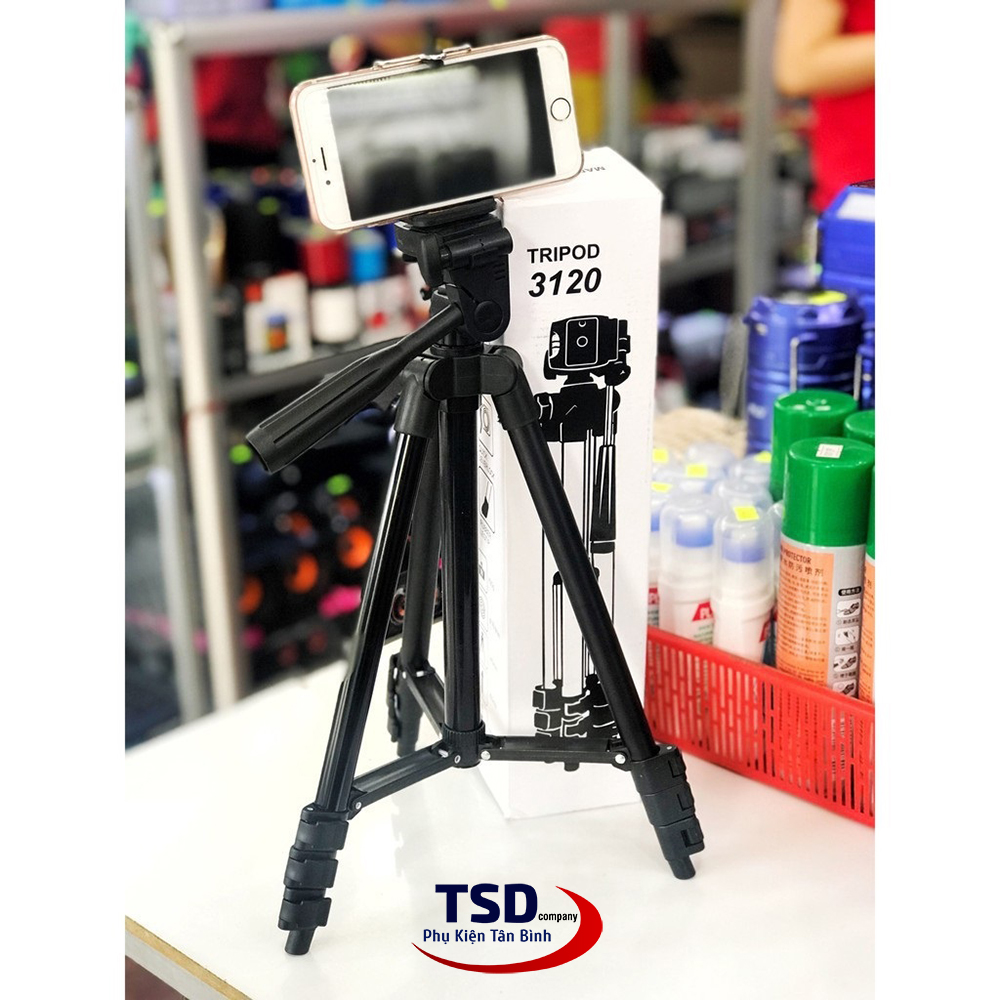 Gậy Chụp Hình Tripod 3 Chân Thân Nhôm Tf 3120 Cho Điện Thoại, Máy Ảnh | Phụ  Kiện Tân Bình