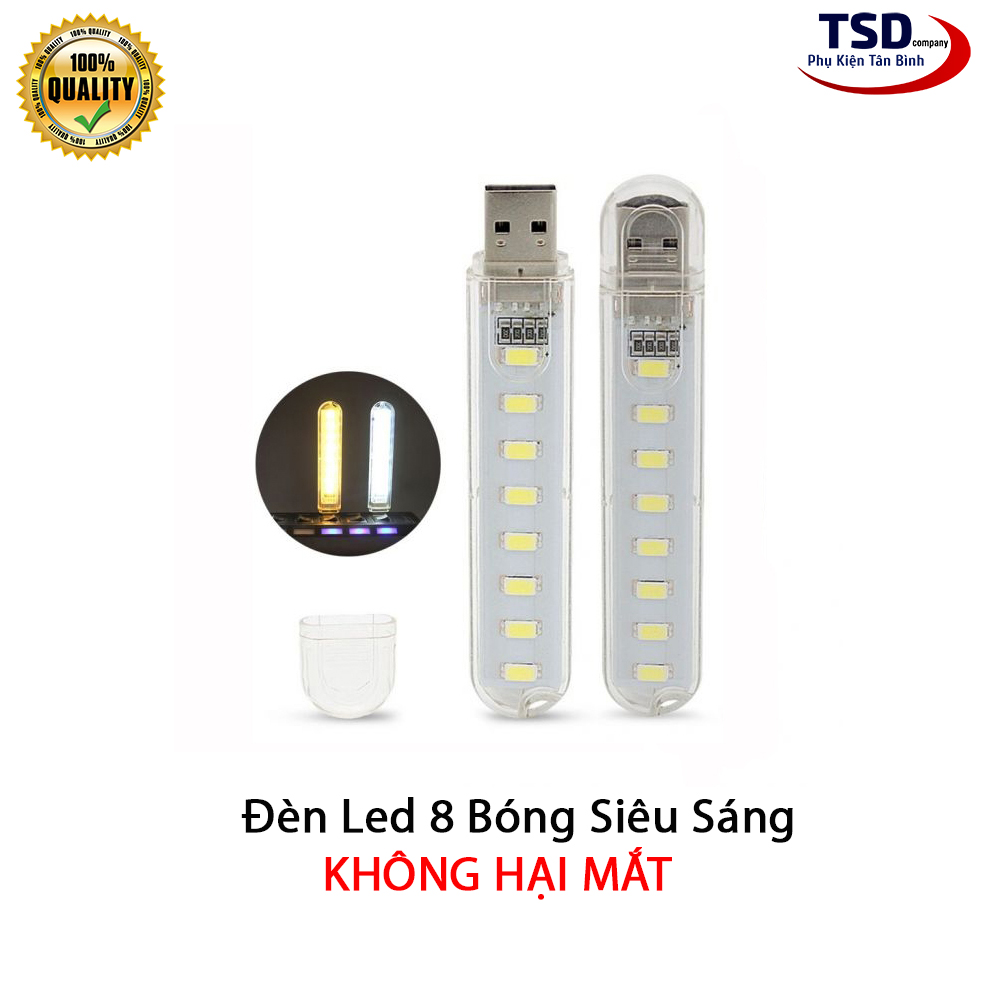 Đèn Led USB 8 Bóng