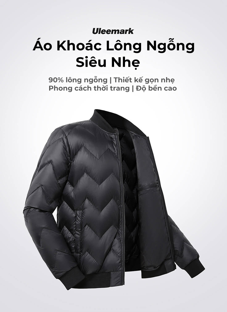 Áo Khoác Lông Ngỗng Siêu Nhẹ Xiaomi Uleemark