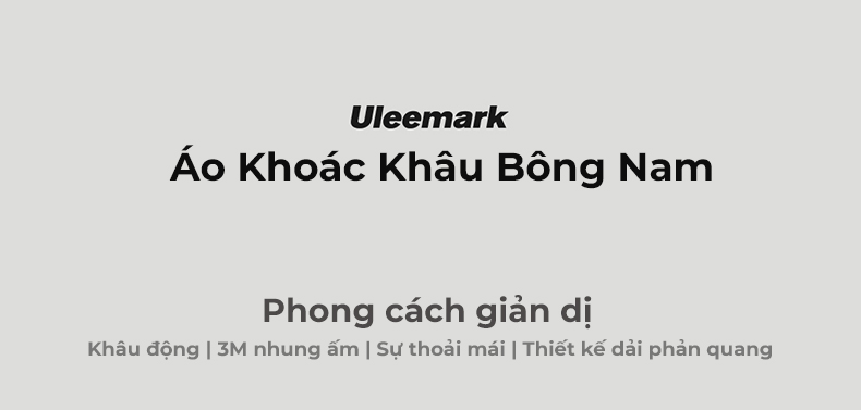 Áo Khoác Bông Khâu Nam Xiaomi Uleemark
