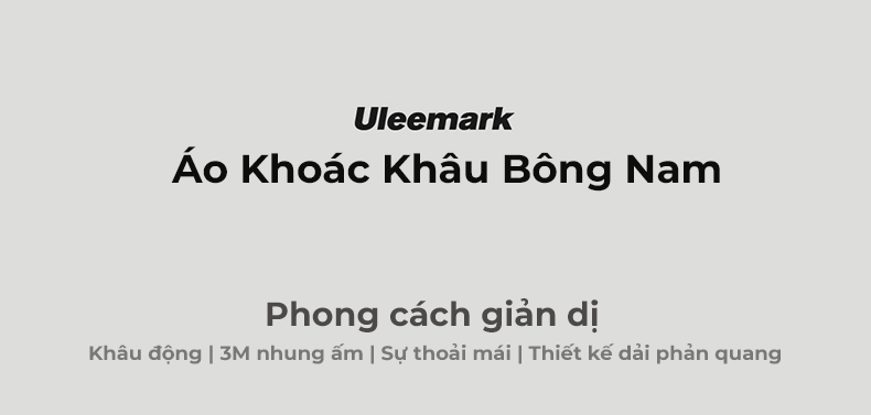 Áo Khoác Bông Khâu Nam Xiaomi Uleemark