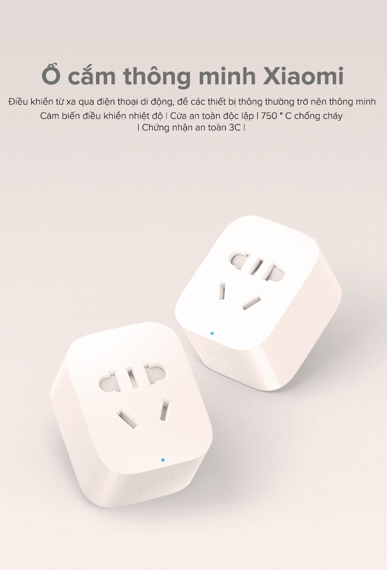 Ổ cắm điện thông minh Xiaomi Zigbee